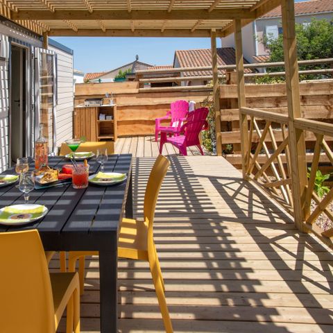 MOBILE HOME 4 people - COTTAGE LUXE DES DINOS 2bed
