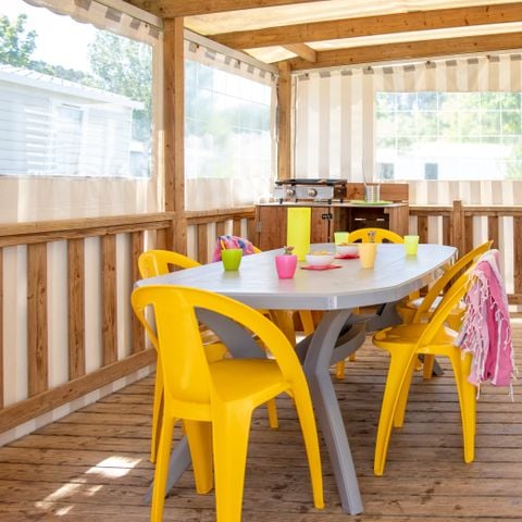 Stacaravan 6 personen - COTTAGE DETENTE 3ch