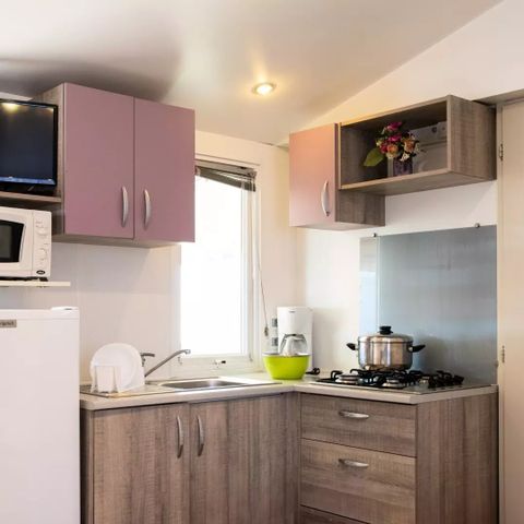 MOBILHOME 6 personnes - Mobil Home Cosy Kids 4 Pièces 6 Personnes (5 adultes + 1 bébé) + TV