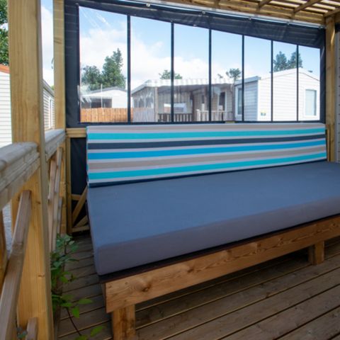 Mobilheim 4 Personen - COTTAGE Klimatisiert PRIVILEGE 4pers 2sdb