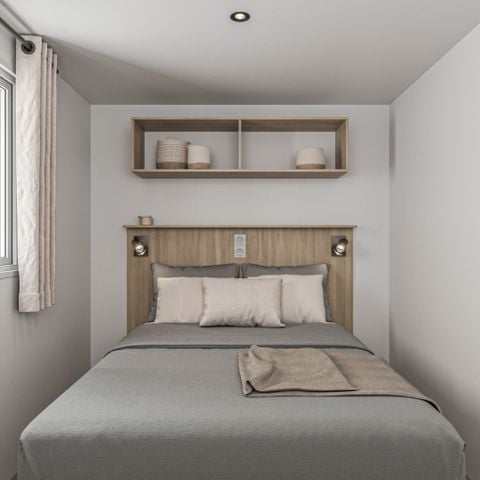 Mobilhome 8 personnes - Cottage Privilège climatisé - 4 chambres - 2 salles de bain
