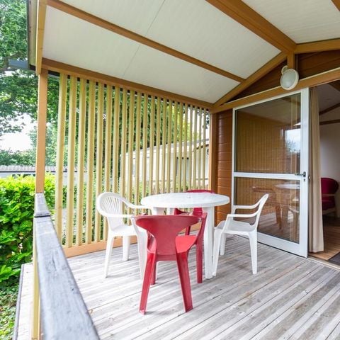 Chalet 2 persons - Chalet TRIANON n°1 - 20m² - 1 bedroom - Covered terrace