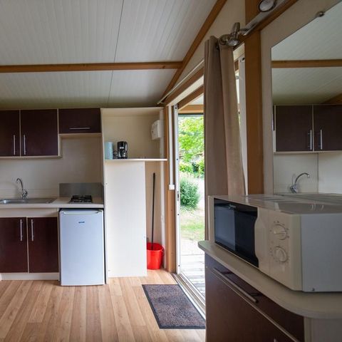 Chalet 2 persons - Chalet TRIANON n°1 - 20m² - 1 bedroom - Covered terrace