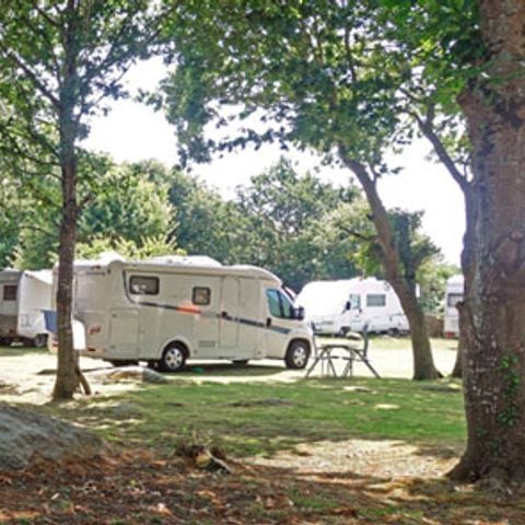 Emplacement - Forfait Confort - 80 à 100m² : tente - Caravane ou camping-car / - 1 voiture - / électricité 2 personnes