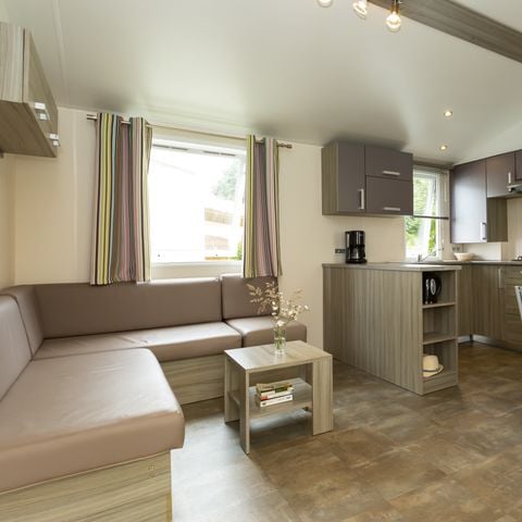 Mobilhome 6 personnes - Standard 39m² - 3 chambres - Terrasse - TV