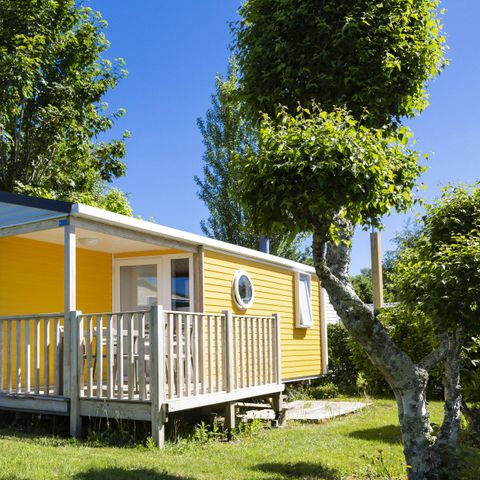 MOBILHOME 5 personas - Mobil-home confort 28m² - 2 habitaciones - terraza semi-cubierta - TV 5 pers.