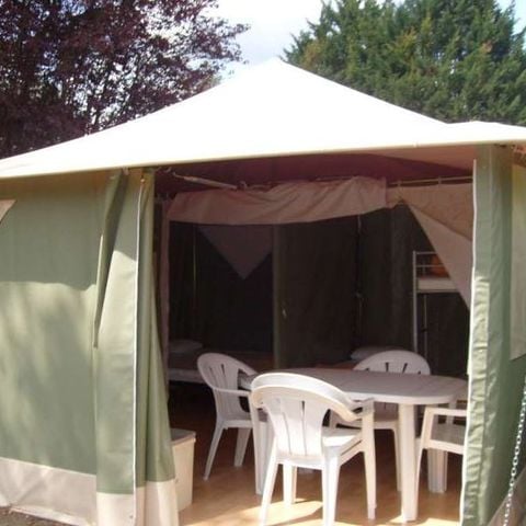 Glampingtent 5 personen - BENGALI, zonder water en sanitaire voorzieningen