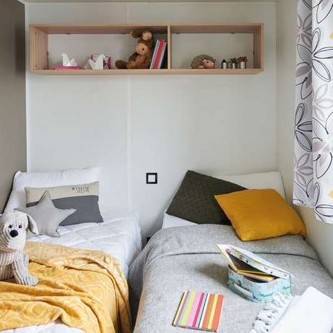 Stacaravan 10 personen - 4 slaapkamers - 2 badkamers