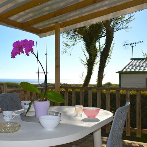 MOBILE HOME 5 people - Mobile home Grand Confort Sea view (2 bedrooms)