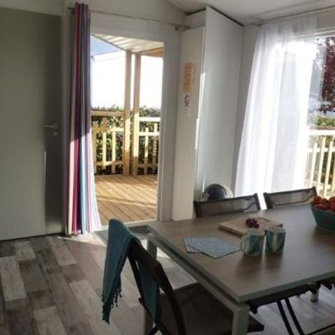 Mobile home 6 persons - Mobilhome ARCHIPEL Premium 30m² - 3 bedrooms / covered terrace + TV + LV + Sheets 6 pers