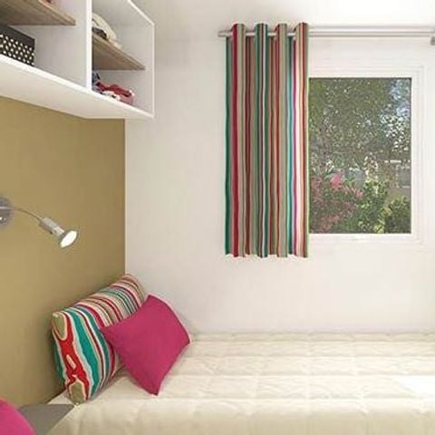 Mobile home 6 persons - Mobilhome ARCHIPEL Premium 30m² - 3 bedrooms / covered terrace + TV + LV + Sheets 6 pers