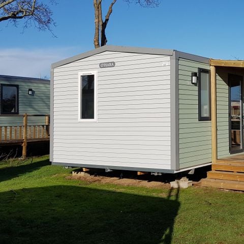 Mobile home 4 persons - Mobilhome OCEAN Confort 27m² - 2 bedrooms / covered terrace + TV 4 pers