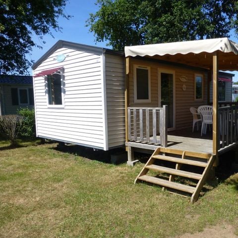 MOBILHOME 6 personas - Mobilhome ARMOR Confort 33m² - 3 habitaciones / terraza cubierta + TV 6 pers