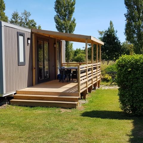 Mobile home 4 persons - Mobilhome PENDRUC Premium 30m² - 2 bedrooms / covered terrace + TV + LV + Sheets 4 pers