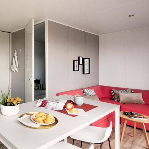 Mobile home 4 persons - Mobilhome PENDRUC Premium 30m² - 2 bedrooms / covered terrace + TV + LV + Sheets 4 pers