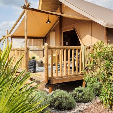 Tent 4 persons - Lodge Tent JUNGLE 26m² 2 bedrooms + terrace