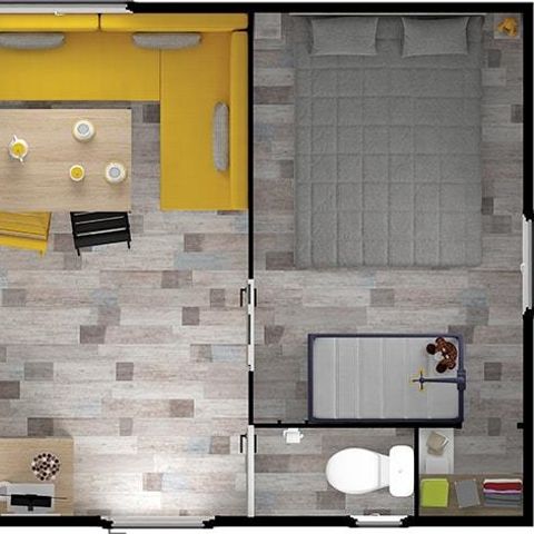 MOBILHOME 4 personnes - Mobilhome EVASION Confort 27m² - 2 chambres / Terrasse couverte