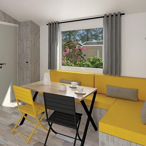 Mobile home 4 persons - Mobilhome EVASION Confort 27m² - 2 bedrooms / Covered terrace + TV 4 pers
