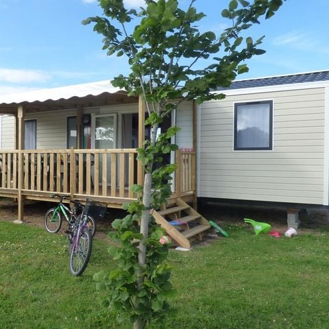 Mobile home 8 persons - Mobilhome FAMILY Premium 36m² - 4 bedrooms / covered terrace + TV + LV + Sheets 8 pers