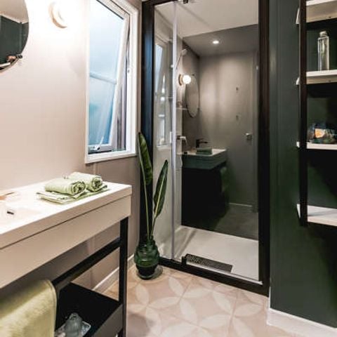 Stacaravan 4 personen - Stacaravan AVEN Premium 28 m² 2 slaapkamers / Overdekt terras