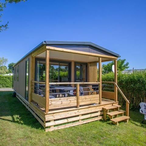 Stacaravan 4 personen - Stacaravan AVEN Premium 28 m² 2 slaapkamers / Overdekt terras