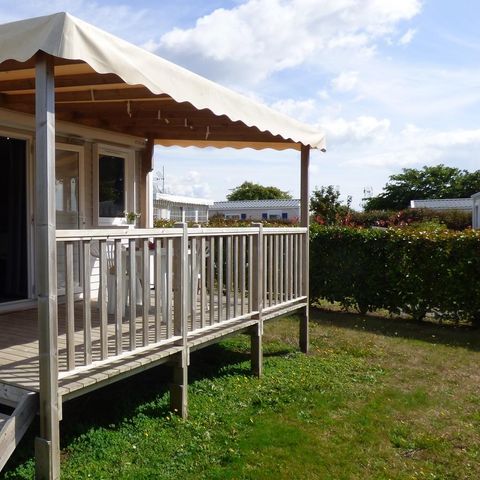 MOBILHOME 2 personas - Mobilhome OUESSANT Confort 18m² - 1 habitación / terraza cubierta + TV 2 pers