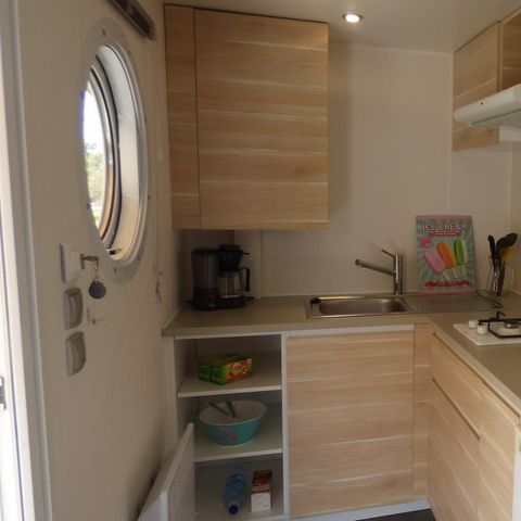 MOBILHOME 2 personas - Mobilhome OUESSANT Confort 18m² - 1 habitación / terraza cubierta + TV 2 pers