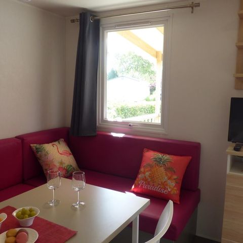 MOBILHOME 2 personas - OUESSANT Confort 18m² - 1 dormitorio / Terraza cubierta
