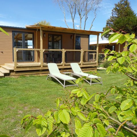 Mobilheim 4 personen - Mobilheim HORIZON Premium 31 m² 2 Zimmer / Überdachte Terrasse