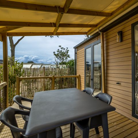 Mobilheim 4 personen - Mobilheim HORIZON Premium 31 m² 2 Zimmer / Überdachte Terrasse