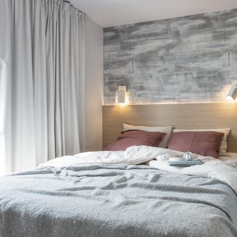 MOBILHOME 4 personnes - Mobilhome TAOS Premium avec SPA 40m² - 2 chambres - 2 salles de bain / terrasse couverte + TV + LV 4 pers