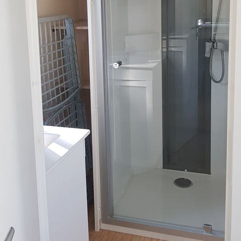 MOBILHOME 4 personas - Mobilhome ATLANTIQUE Standard 27m² - 2 dormitorios / Terraza semicubierta integrada + TV para 4 personas
