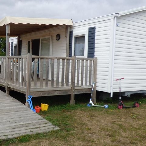 MOBILHOME 4 personnes - Mobilhome MOLENE Confort PMR 31m² - 2 chambres / terrasse couverte + TV 4 pers