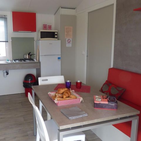 MOBILHOME 4 personas - Mobilhome MOLENE Confort PMR 31m² - 2 habitaciones / terraza cubierta + TV 4 pers