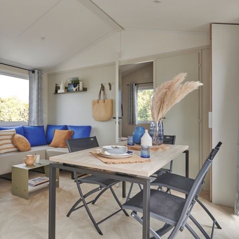 Mobile home 4 persons - MARIN Confort 27 m² - 2 bedrooms / covered terrace + TV
