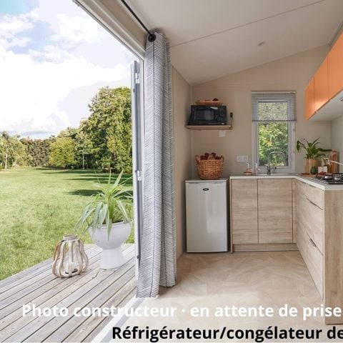 Mobile home 4 persons - MARIN Confort 27 m² - 2 bedrooms / covered terrace + TV