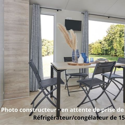 Mobile home 4 persons - MARIN Confort 27 m² - 2 bedrooms / covered terrace + TV