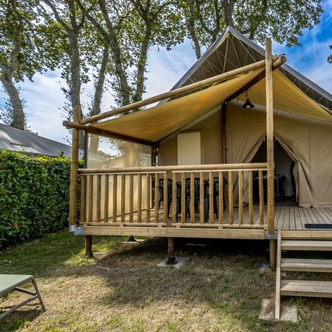 LODGE 6 personnes - JUNGLE Confort 34m² 3 chambres / terrasse couverte + TV