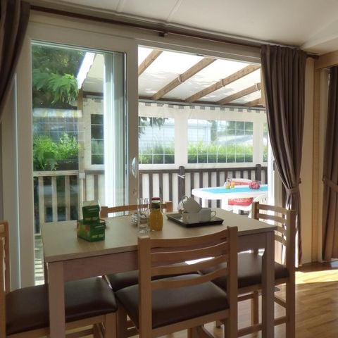 Mobile home 4 persons - RESIDENTIEL Confort 34m² - 2 bedrooms / Covered terrace + TV