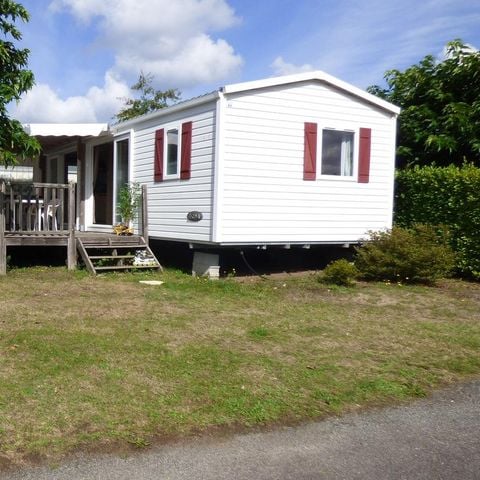 Mobilhome 4 personnes - RESIDENTIEL Confort 34m² - 2 chambres / Terrasse couverte + TV