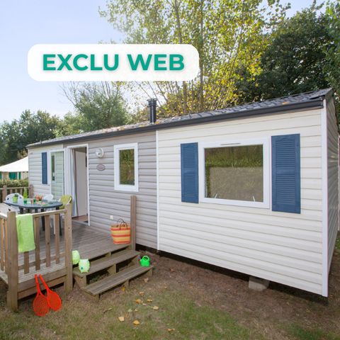 Stacaravan 6 personen - Cottage Low Cost 3 slaapkamers 6 pers