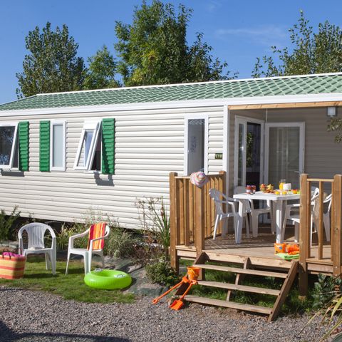 Stacaravan 6 personen - Cottage Confort 3 slaapkamers 6/8 pers