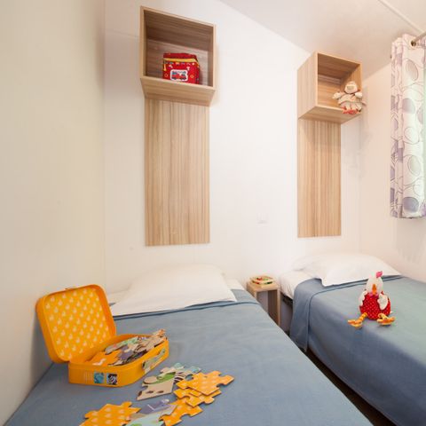 Stacaravan 6 personen - Cottage Confort 3 slaapkamers 6/8 pers