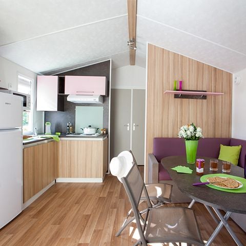 Stacaravan 6 personen - Cottage Confort 3 slaapkamers 6/8 pers