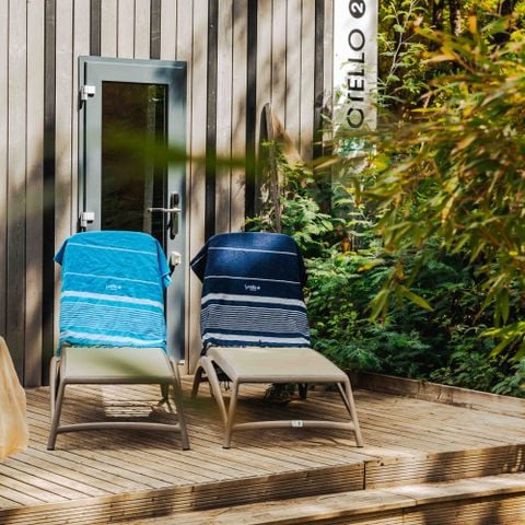 Stacaravan 4 personen - VIP cottage 2 slaapkamers 2 badkamers