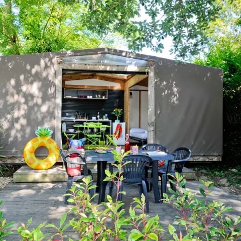 TENTE TOILE ET BOIS 4 personnes - Lodge Maori 2 chambres