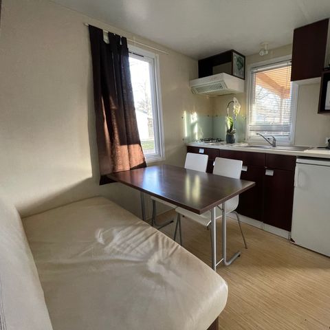 Mobilheim 4 personen - Surfer - 20m² - 2 Schlafzimmer - überdachte Terrasse