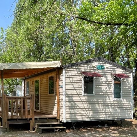 MOBILHOME 4 personnes - Surfeur - 20m² - 2 chambres - terrasse couverte