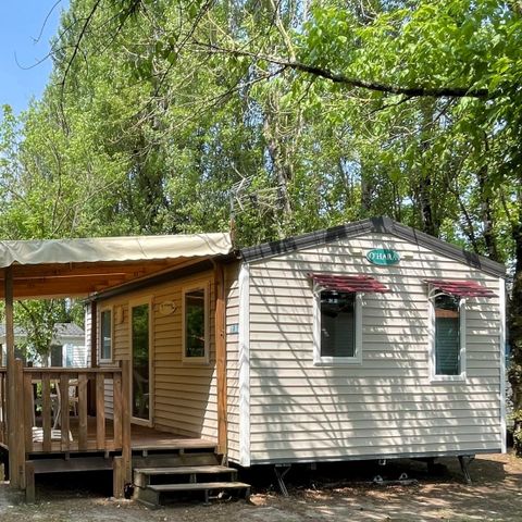 Stacaravan 4 personen - Surfeur - 20m² - 2 kamers - overdekt terras