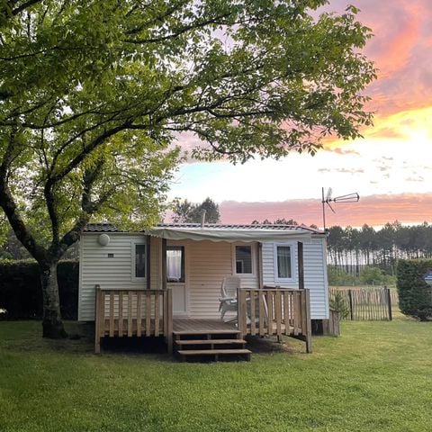 Mobilheim 4 Personen - Eco - 20m² - 2 Schlafzimmer - schöne Terrasse